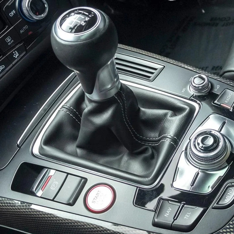 Pommeau de vitesse universel cuir compatible Audi et Volkswagen