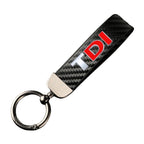 Porte-clés motorisation TDI - Finition look carbone