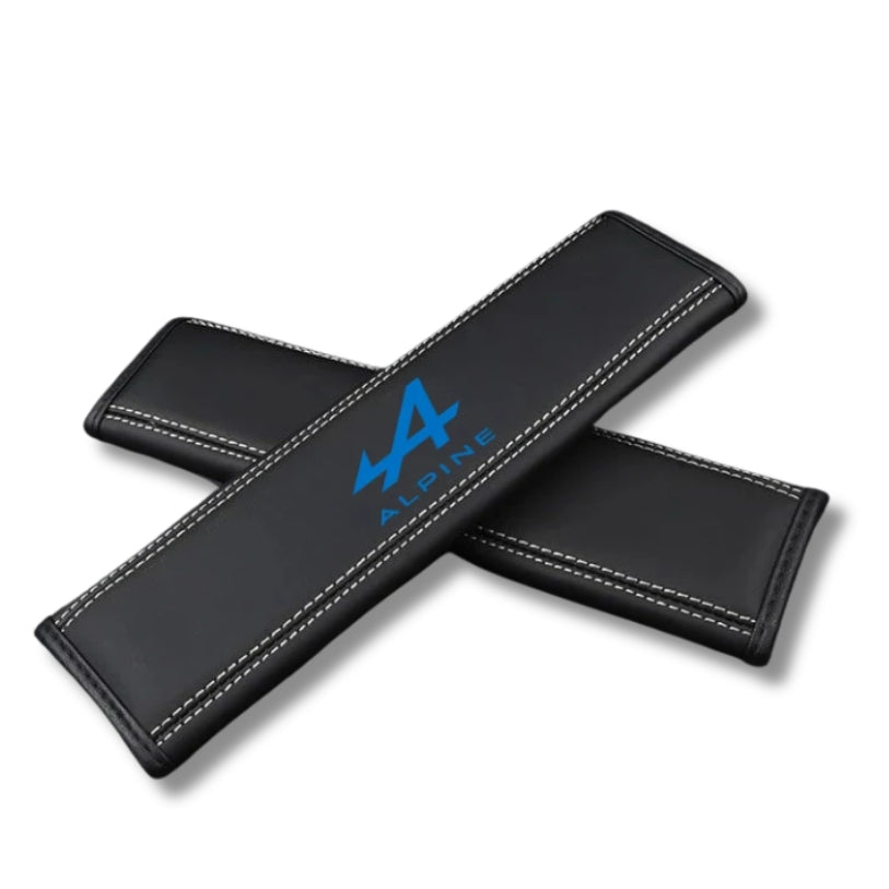 Paire de protège-ceintures brodés logo Alpine