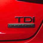 Logo emblème Quattro adhésif pour carrosserie Audi