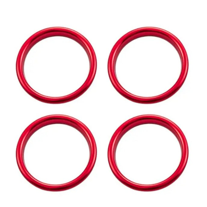 Kit de 4 Inserts Décoratifs d'Aérateurs Aluminium pour Audi A3 S3 RS3 8V