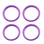 Kit de 4 Inserts Décoratifs d'Aérateurs Aluminium pour Audi A3 S3 RS3 8V