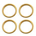 Kit de 4 Inserts Décoratifs d'Aérateurs Aluminium pour Audi A3 S3 RS3 8V