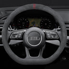 Housse de volant universelle finition alcantara haute qualité