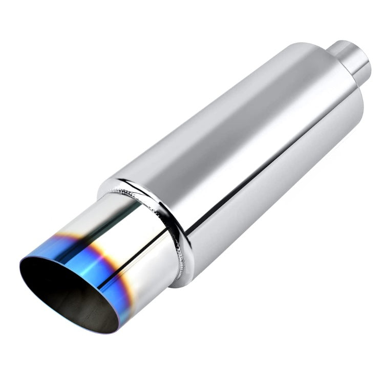 Silencieux d'échappement universel en inox - Sortie 89mm