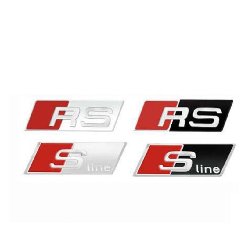 Logo sticker S-line / RS pour branche de volant