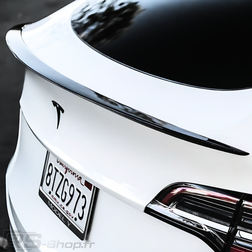 Becquet de coffre arrière finition noir pour Tesla Model 3 / Y