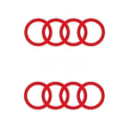 Sticker autocollant anneaux Audi pour bas de porte ou vitre