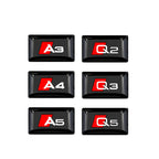 Lot de 10 stickers logo Audi pour jantes et habitacle
