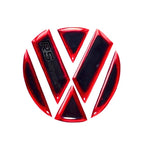 Sticker de logo VW noir et rouge pour Volkswagen Golf 7.5