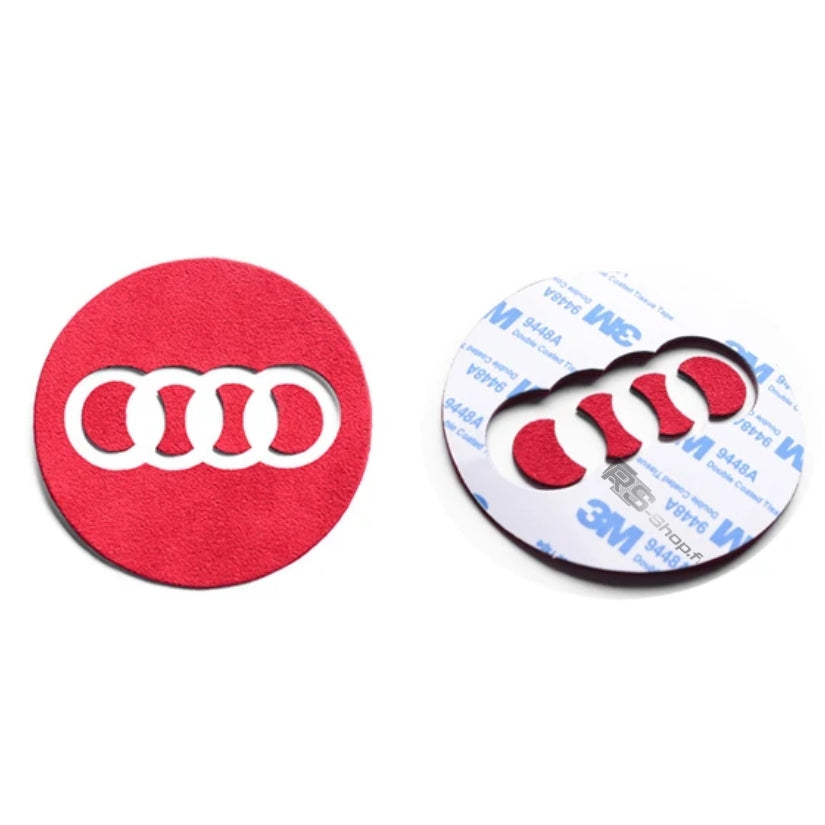 Insert autocollant de volant style alcantara pour Audi