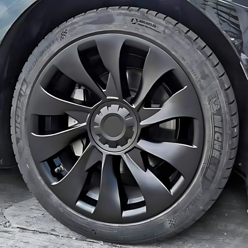 Cache Moyeu de Jante Rouge pour Tesla Model 3 et Model Y (Jantes 18")