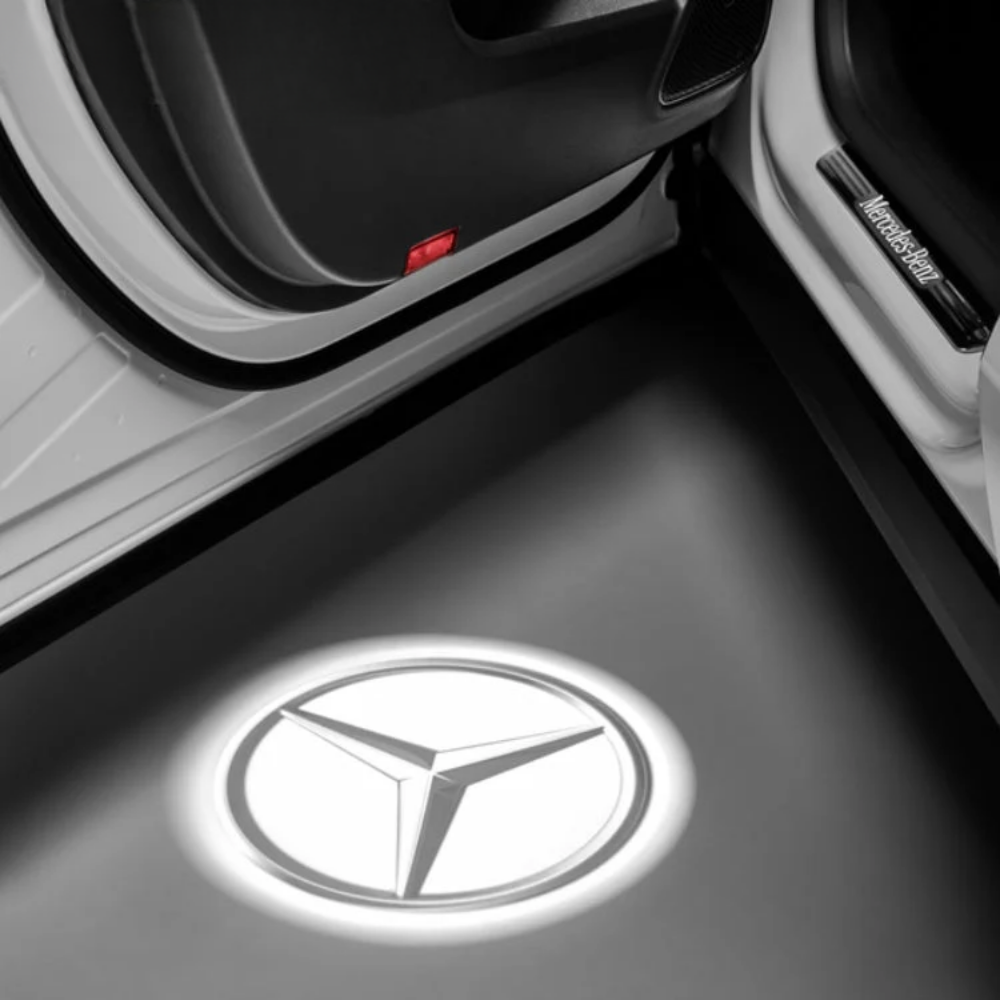 Projecteur LED de porte projection logo Mercedes-Benz