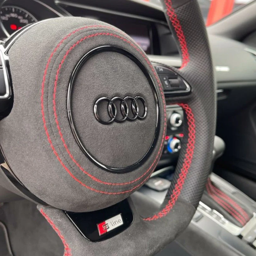 Couvercle cache airbag de volant compatible Audi A4 A5 B8 2008-2016
