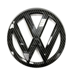 Logo VW noir 3D relief pour Volkswagen Golf V VI VII