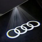 Projecteur LED de porte logo anneaux Audi