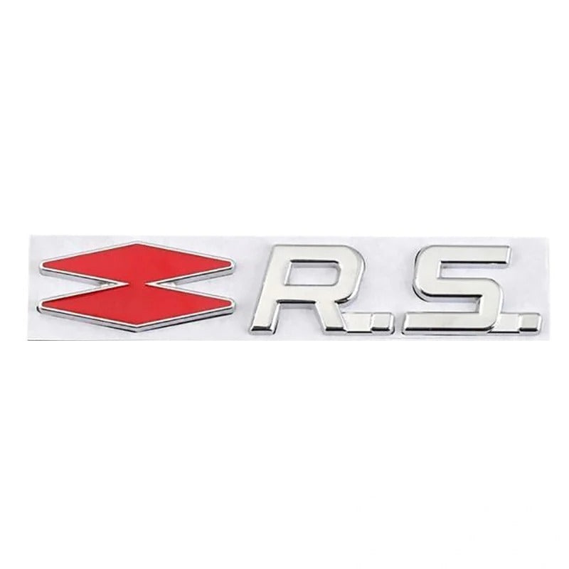 Logo RS Renault Sport pour Clio et Megane