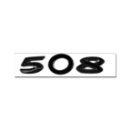 Logo arrière noir Peugeot 206 207 308 3008 5008