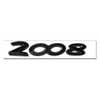 Logo arrière noir Peugeot 206 207 308 3008 5008