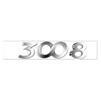Logo arrière noir Peugeot 206 207 308 3008 5008