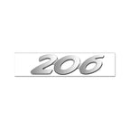 Logo arrière noir Peugeot 206 207 308 3008 5008