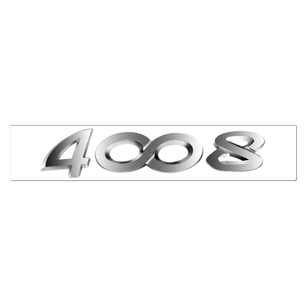 Logo arrière noir Peugeot 206 207 308 3008 5008