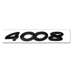 Logo arrière noir Peugeot 206 207 308 3008 5008