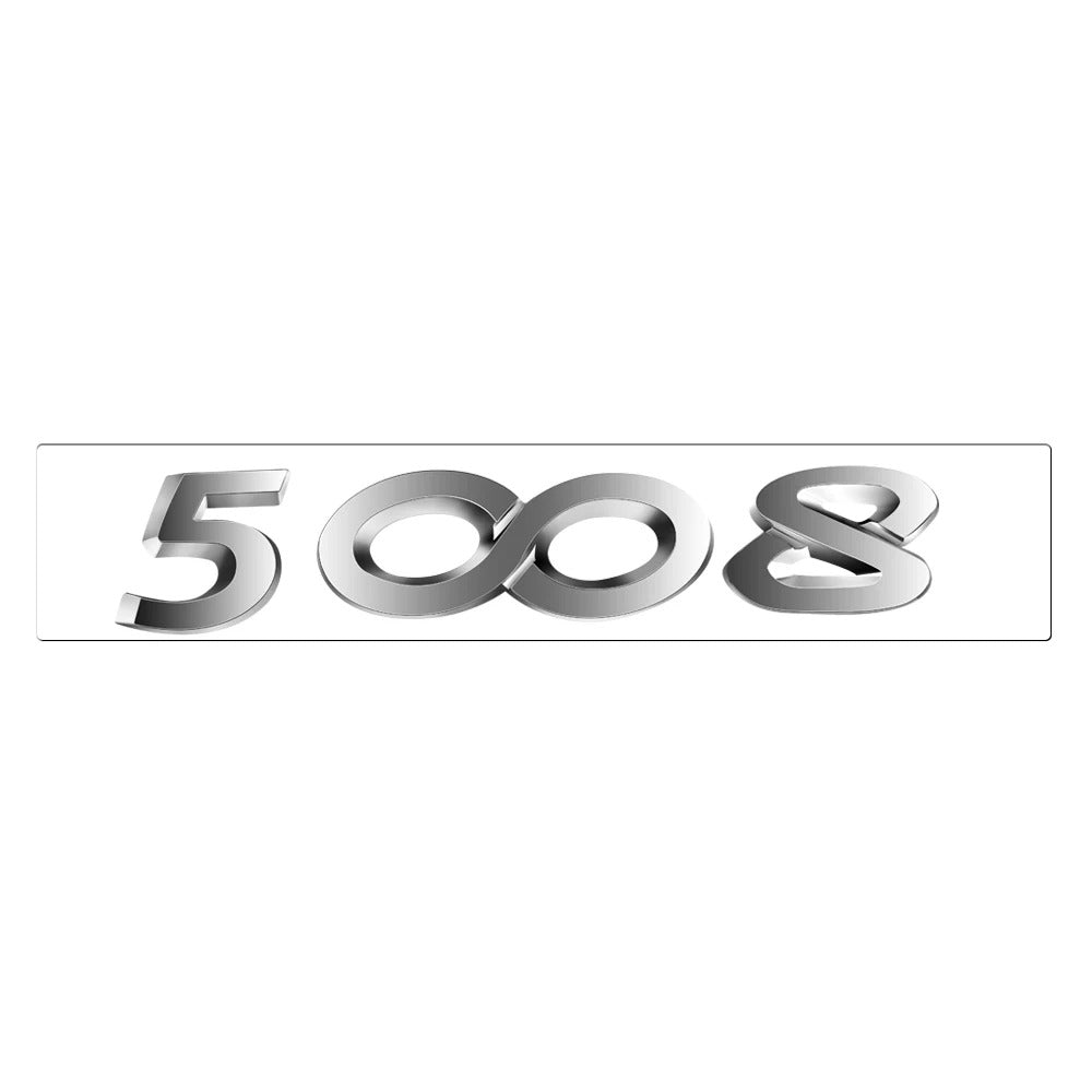 Logo arrière noir Peugeot 206 207 308 3008 5008
