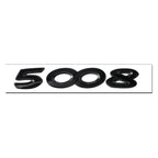 Logo arrière noir Peugeot 206 207 308 3008 5008
