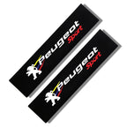 Paire de fourreaux de ceinture de sécurité logo Peugeot Sport