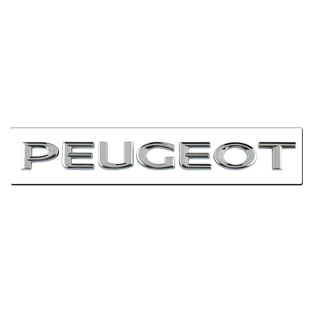 Logo arrière noir Peugeot 206 207 308 3008 5008