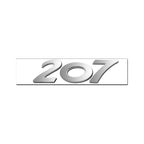 Logo arrière noir Peugeot 206 207 308 3008 5008
