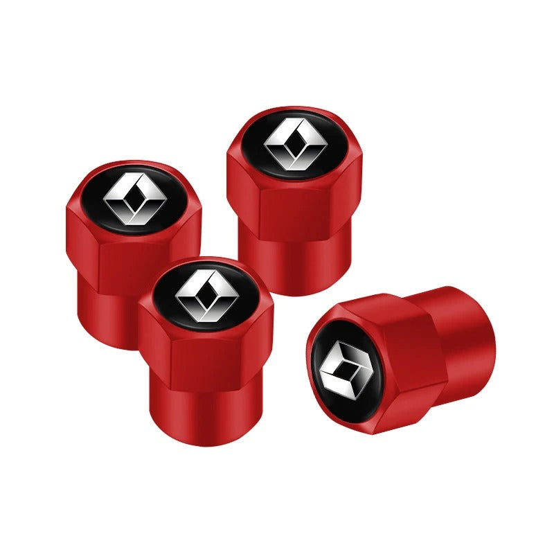 Bouchons de Valve de Roue Logo Renault Sport RS