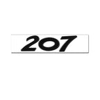 Logo arrière noir Peugeot 206 207 308 3008 5008