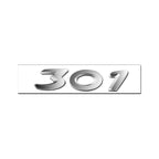 Logo arrière noir Peugeot 206 207 308 3008 5008