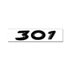 Logo arrière noir Peugeot 206 207 308 3008 5008