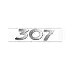 Logo arrière noir Peugeot 206 207 308 3008 5008