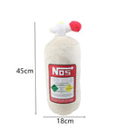 Peluche décorative habitacle design bouteille de gaz NOS
