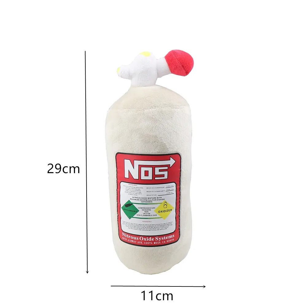 Peluche décorative habitacle design bouteille de gaz NOS