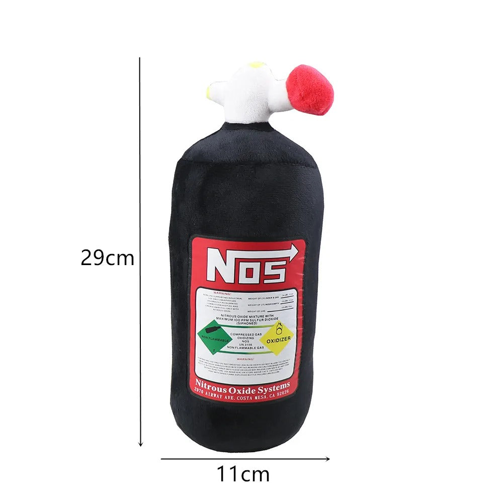 Peluche décorative habitacle design bouteille de gaz NOS