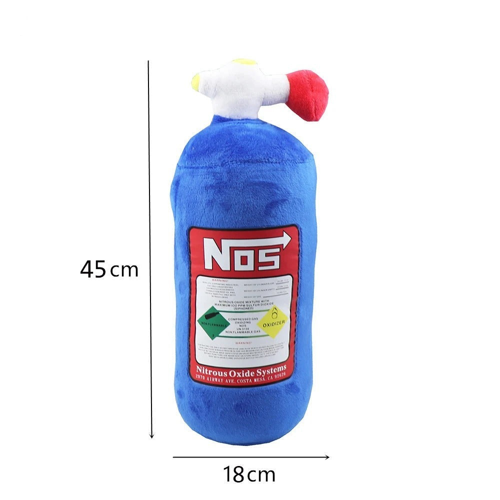 Peluche décorative habitacle design bouteille de gaz NOS