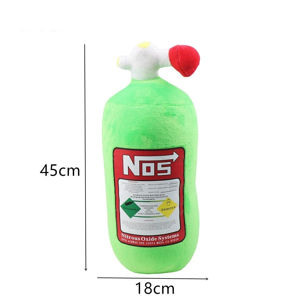 Peluche décorative habitacle design bouteille de gaz NOS