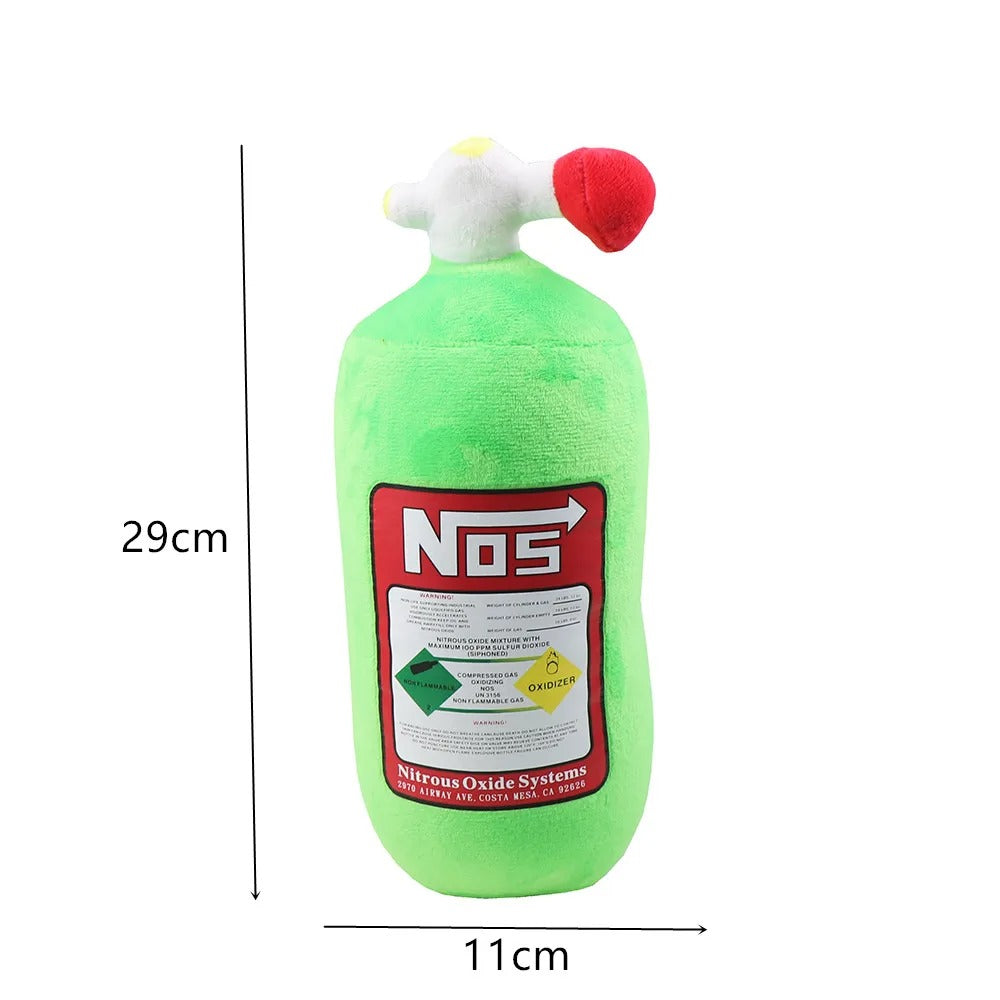 Peluche décorative habitacle design bouteille de gaz NOS