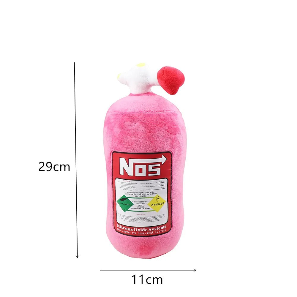 Peluche décorative habitacle design bouteille de gaz NOS