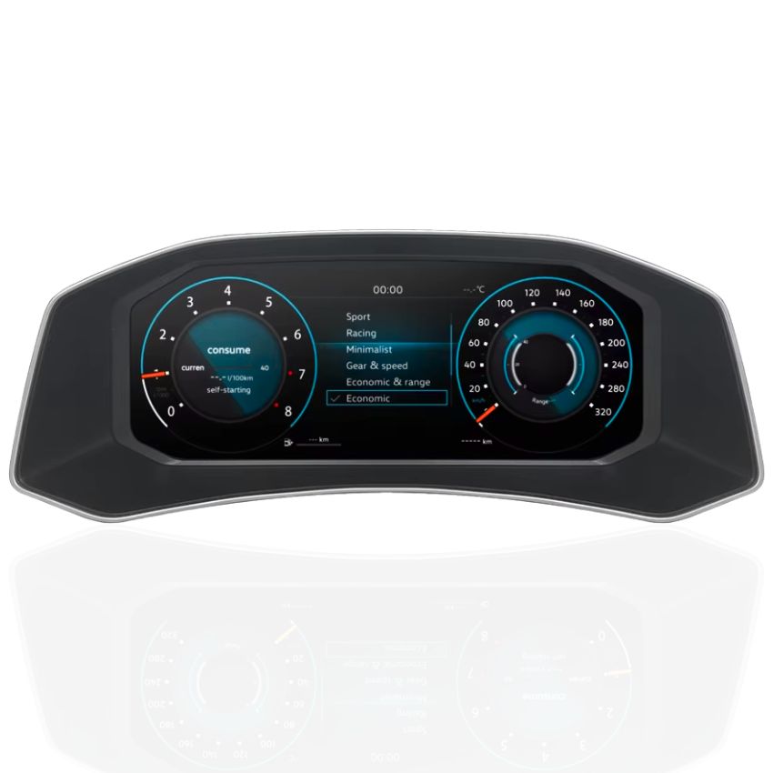 Compteur digital Virtual Cockpit pour Volkswagen Golf 7 et Tiguan