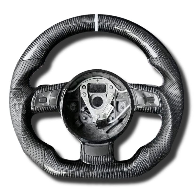 Volant Audi R8 Gen 1 / TT 8J en fibre de carbone