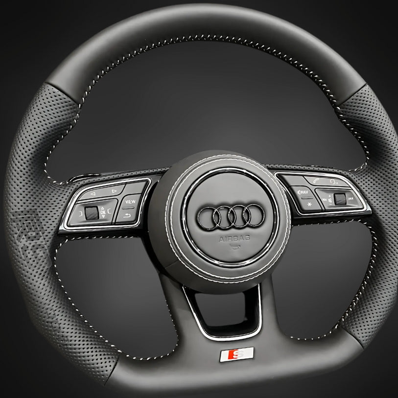 Volant sport à méplat pour Audi A4 A5 B9