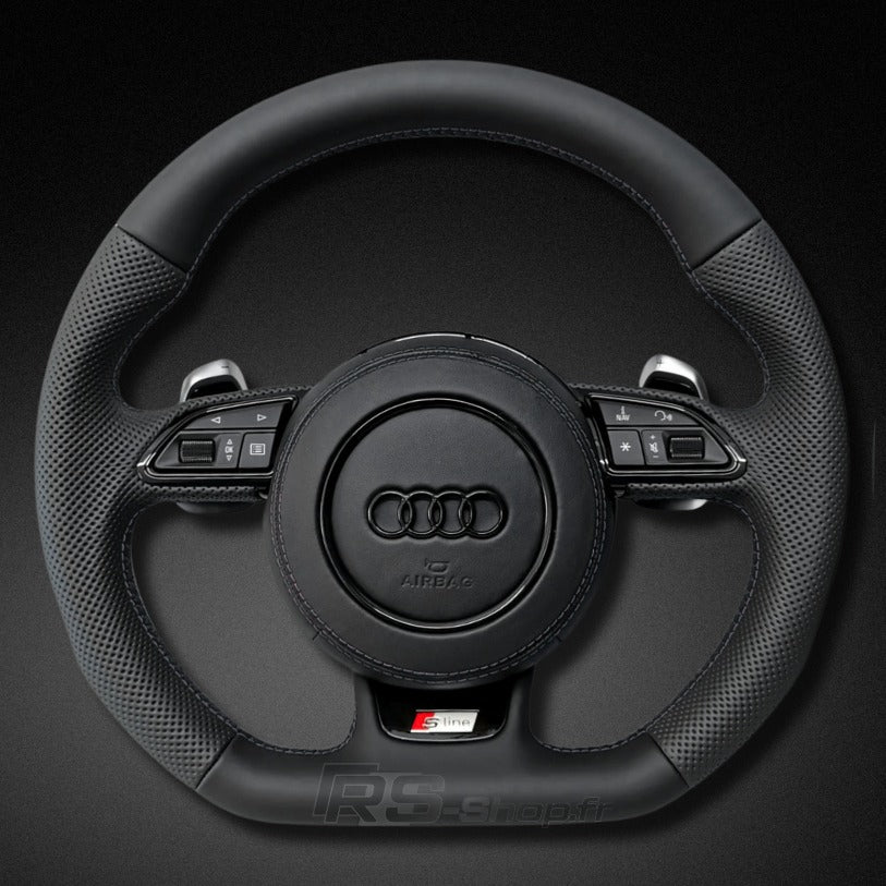 Volant sport à méplat pour Audi A4 B8 / A5 S-line