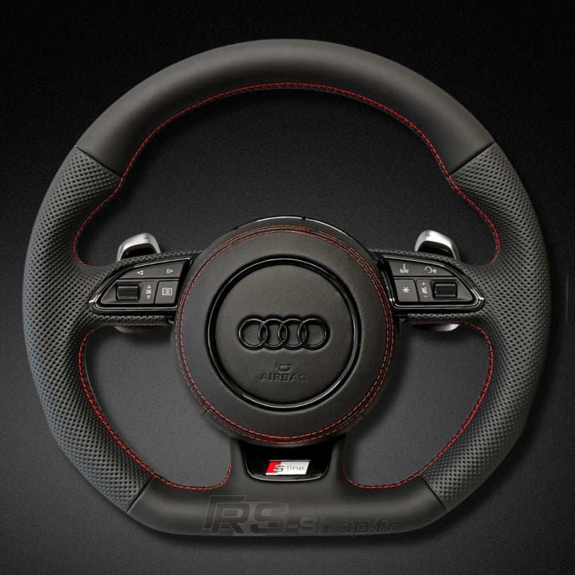 Volant sport à méplat pour Audi A4 B8 / A5 S-line