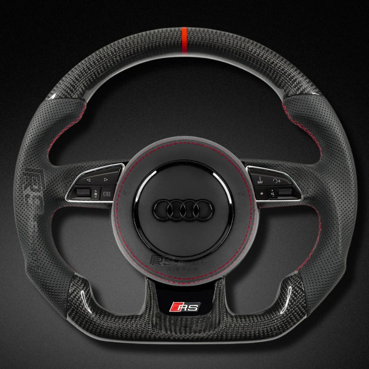 Volant sport en carbone pour Audi A4 B8 A5 8T S5 RS5